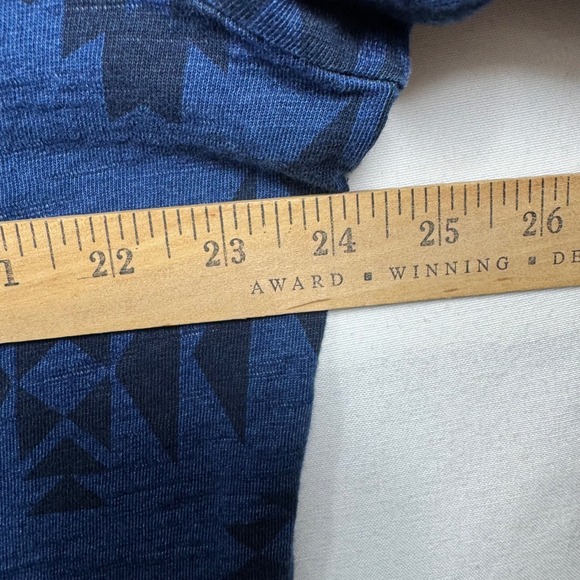 Lucky Brand Aztec Print Blue Button Up Shirt‎ Menswear Sz XL - Picture 6 of 11